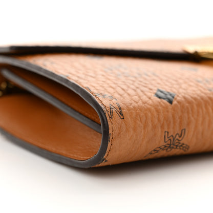 MCM Visetos Medium Patricia Wallet On Chain Cognac 8 of 14