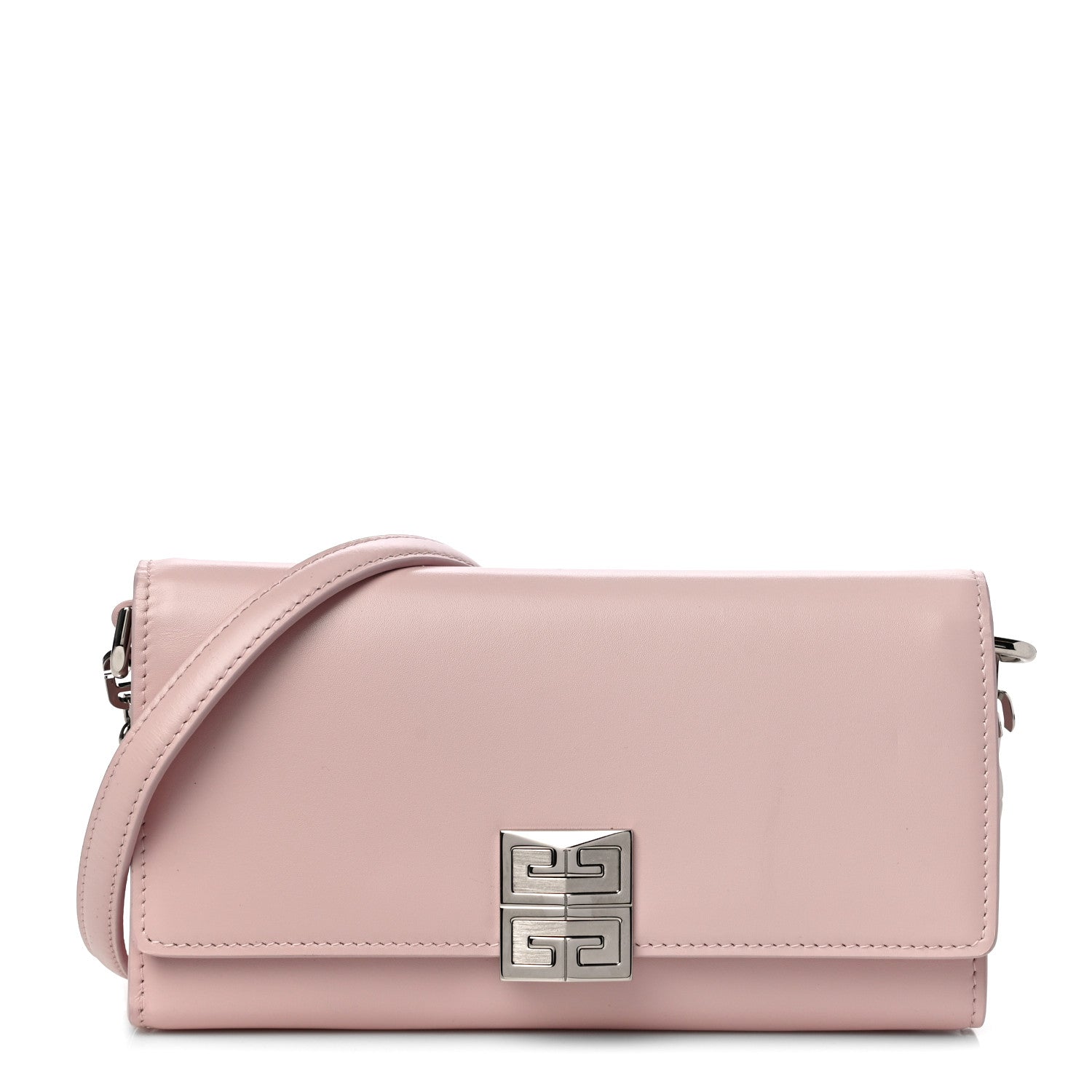 Givenchy Box Calfskin 4G Wallet on Chain Pale Pink 1 of 9