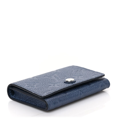 Louis Vuitton Metallic Monogram Business Card Holder Navy Nacre 4 of 6