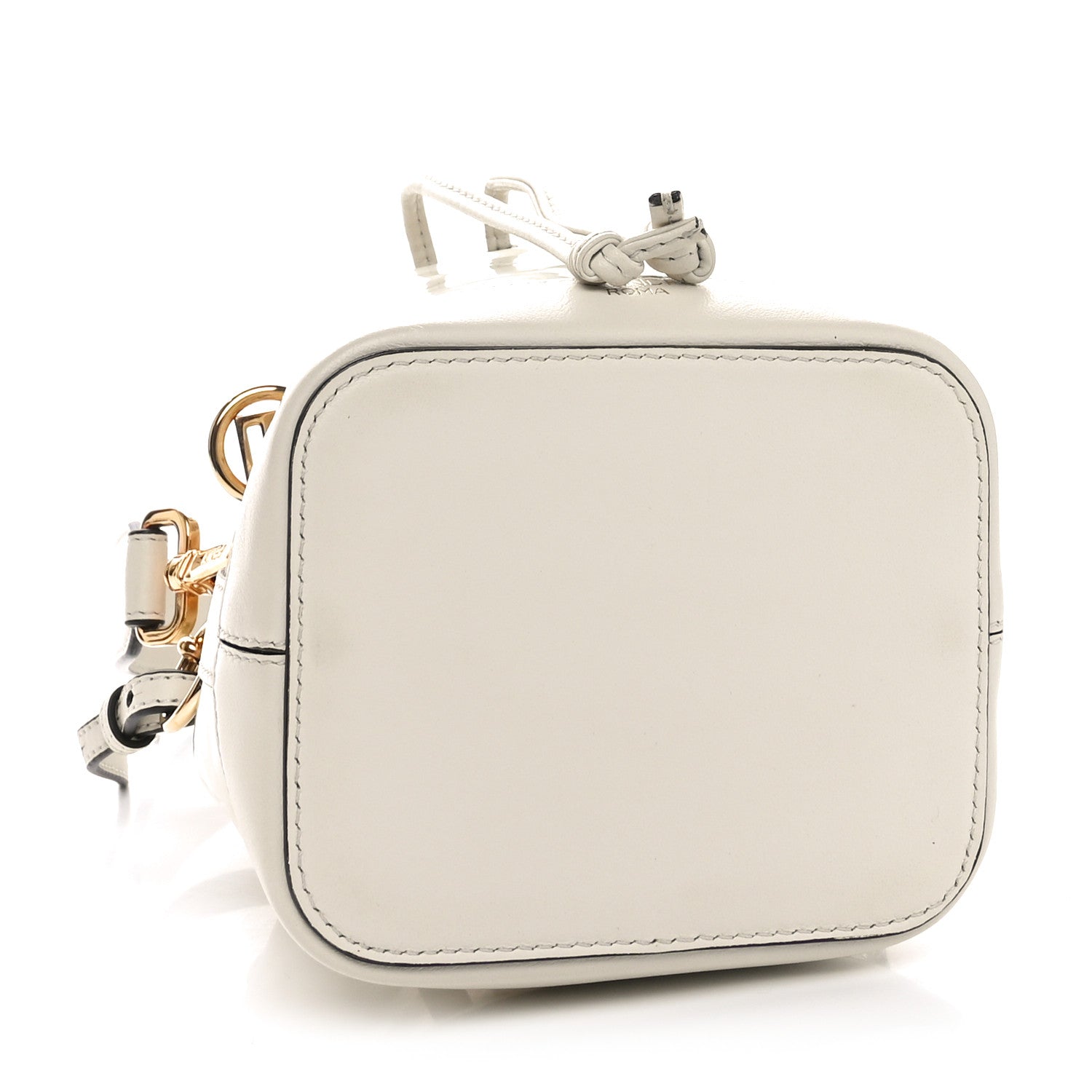 Fendi TPU FF Vitello Grace F is Fendi Mini Mon Tresor Bucket Bag White 4 of 10