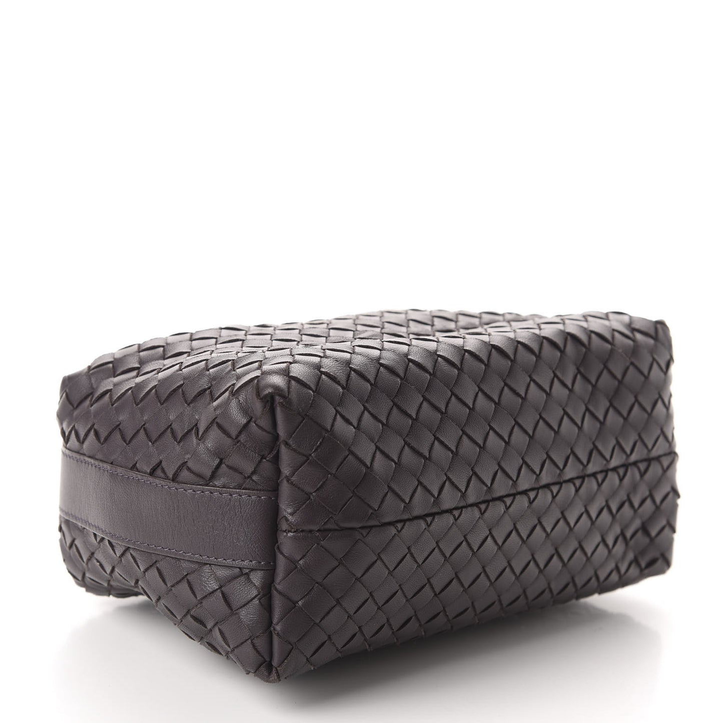 Nappa Intrecciato Large Cosmetic Case Ebano