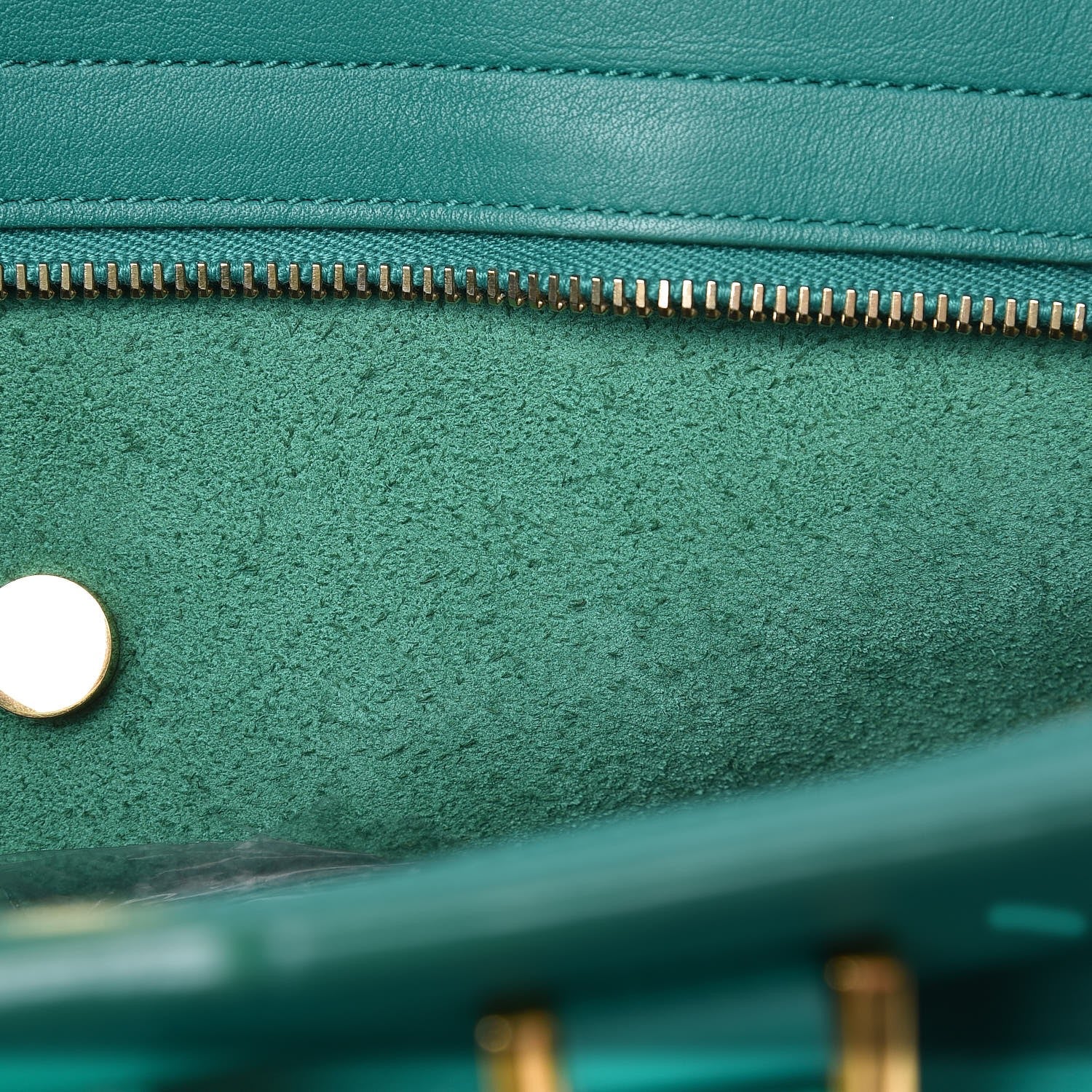 Saint Laurent Calfskin Small Classic Y Cabas Green 9 of 14
