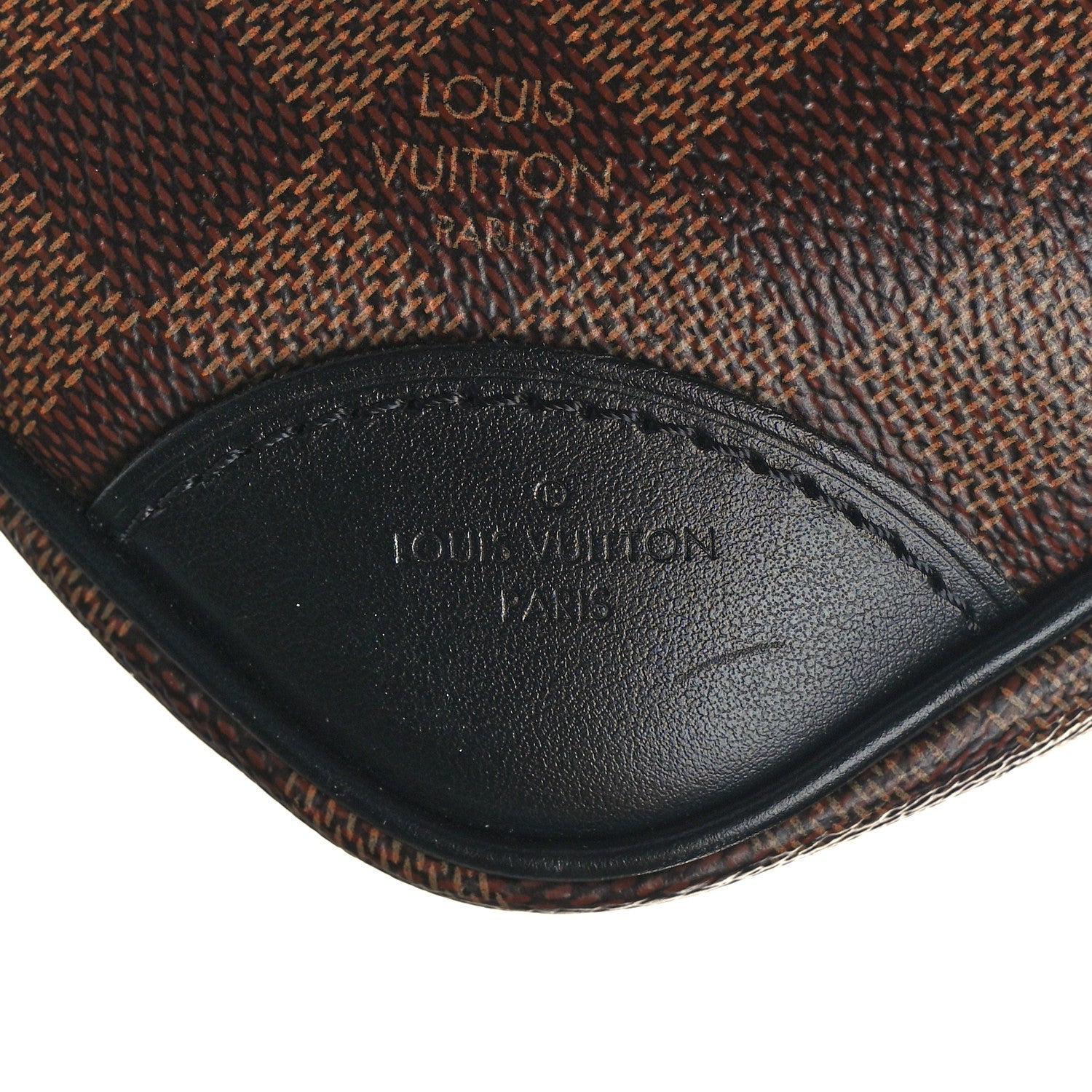 Louis Vuitton Damier Ebene Odeon PM Black 6 of 9