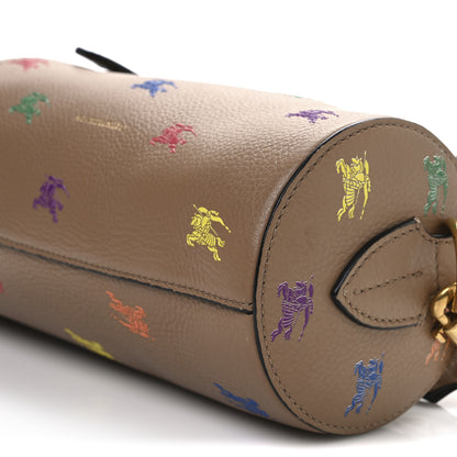 Burberry Grained Calfskin EKD The Barrel Bag Light Camel 10 of 10