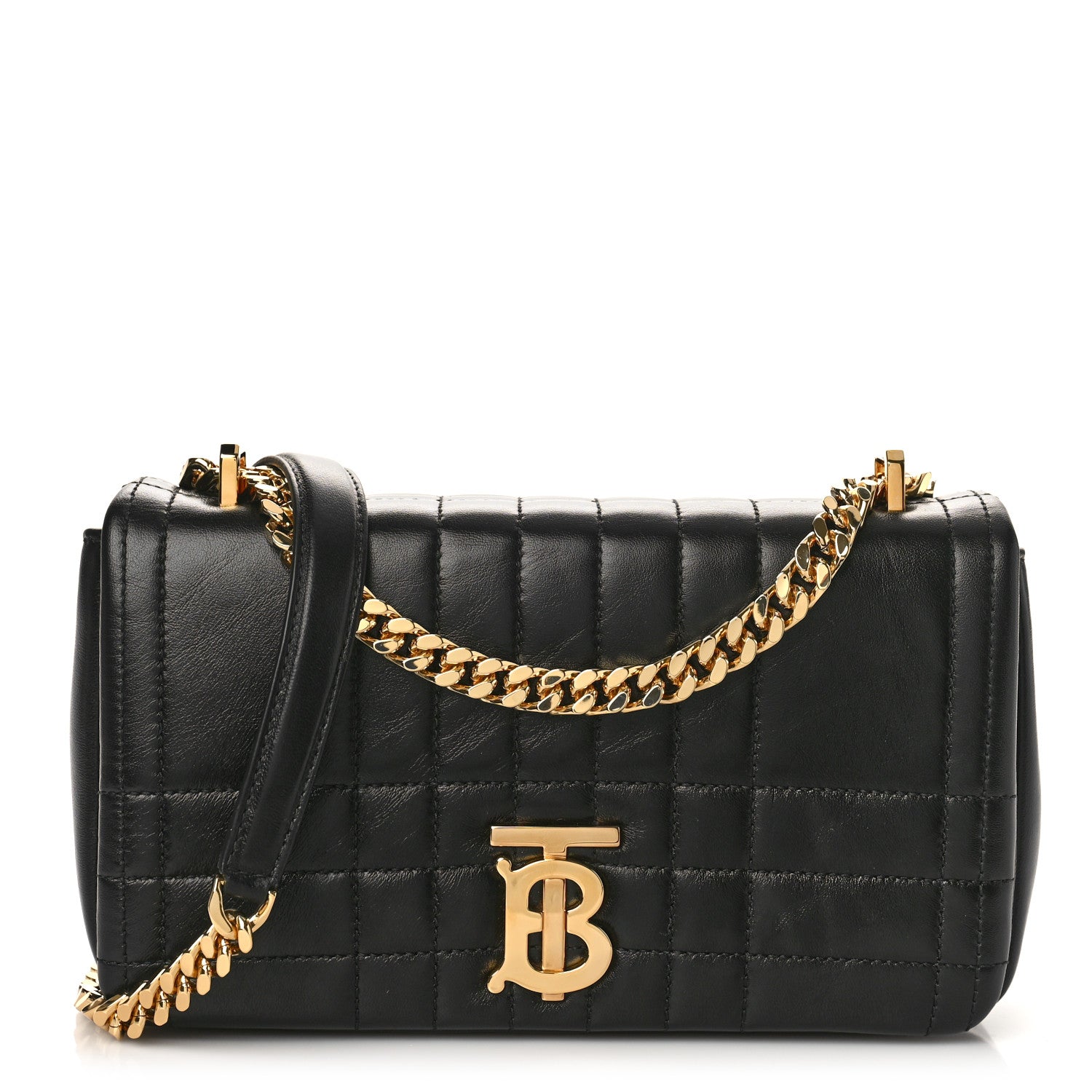 Burberry Lambskin Quilted Small Lola Bag Black 1 of 8