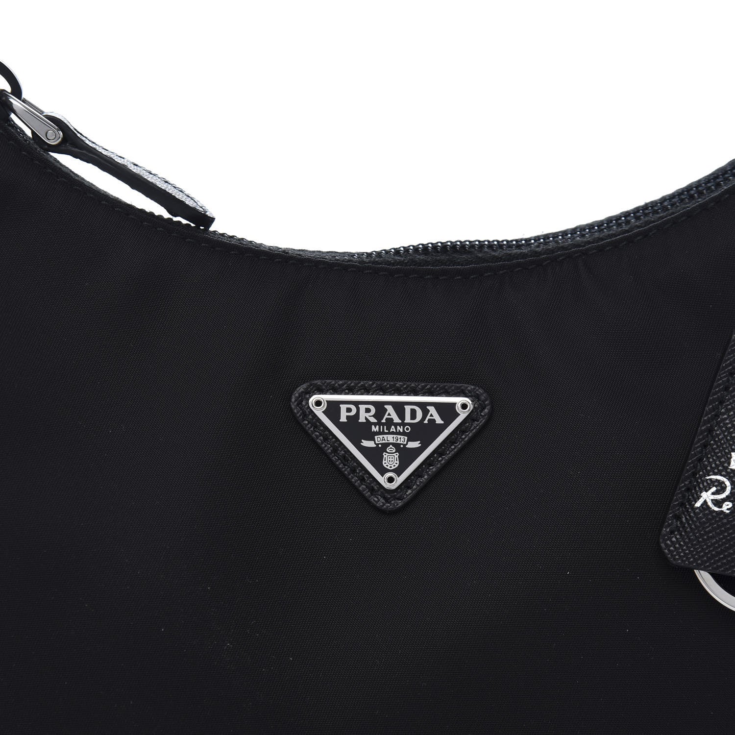 Prada Tessuto Nylon Mini Re-Edition 2000 Bag Black 10 of 11