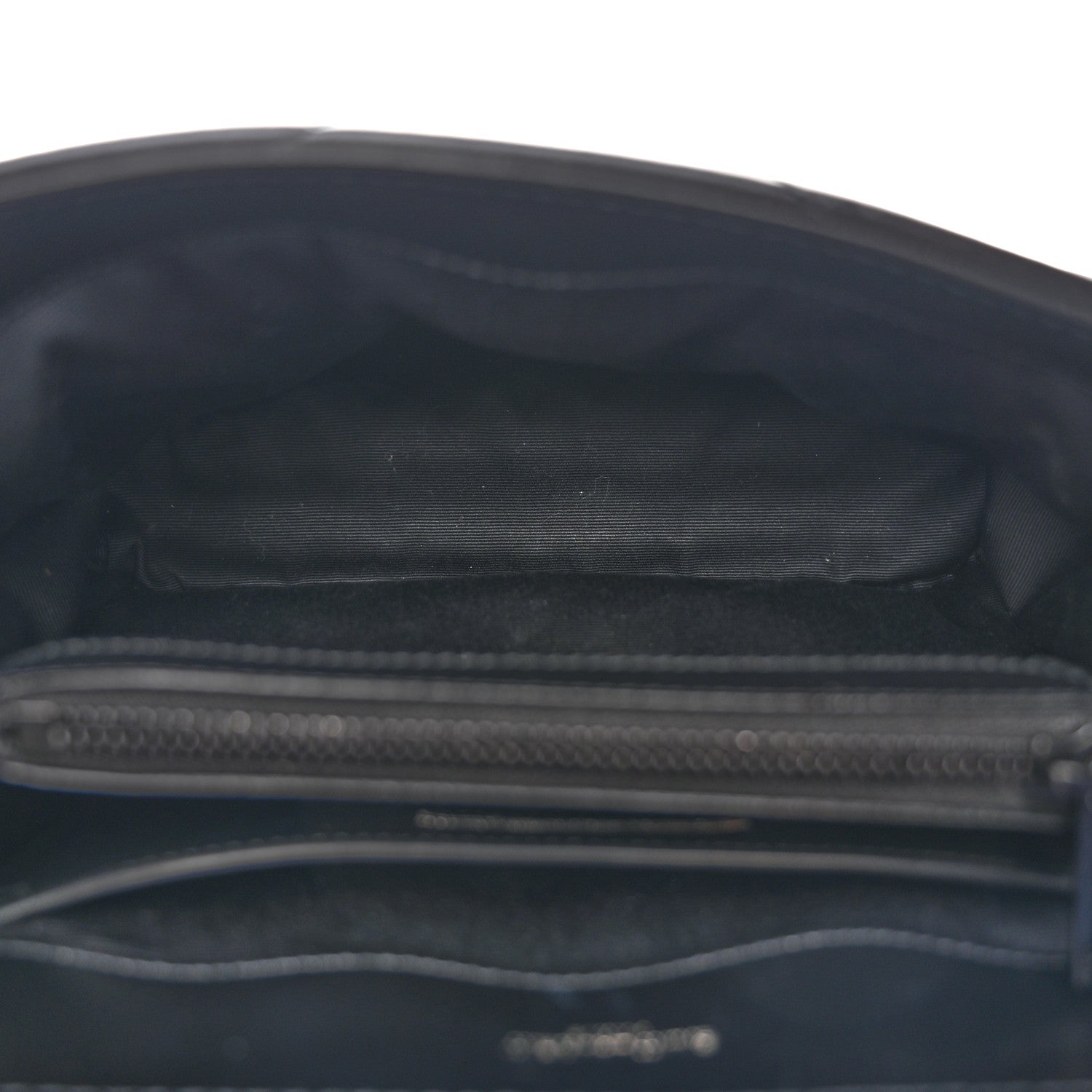 Saint Laurent Calfskin Y Quilted Monogram Monochrome Small Loulou Chain Satchel Black 5 of 11