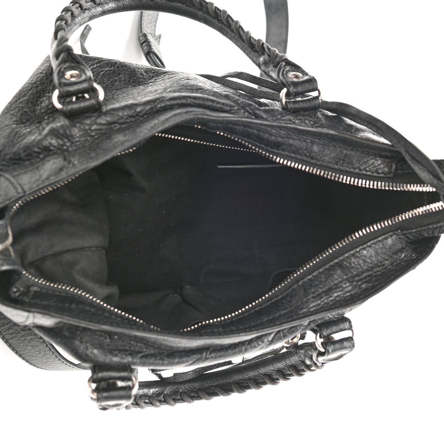 Agneau Classic Silver Hardware S City Black