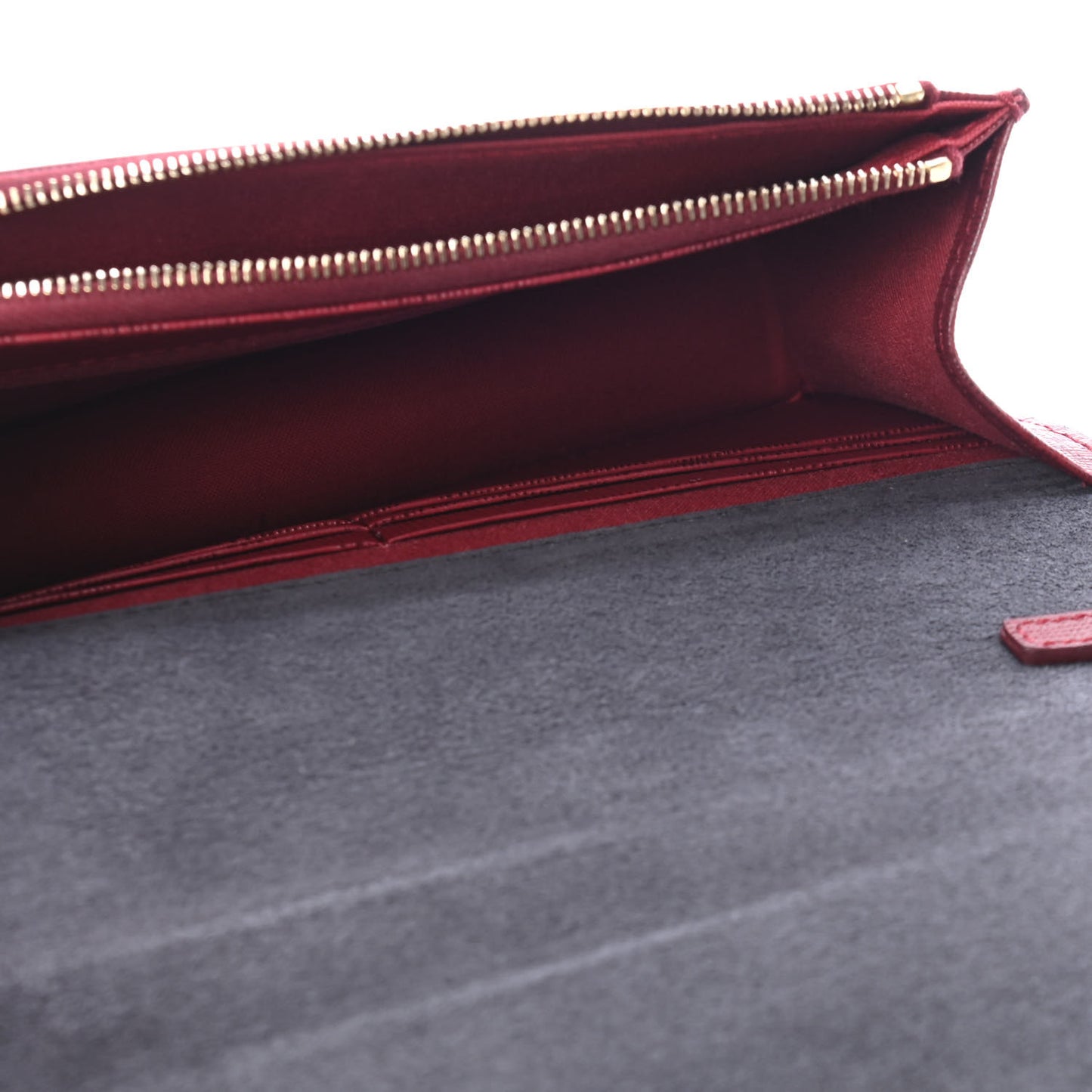 Vitello Elite Crystal Fendi Loves Monster Eyes Tube Wallet on Chain Rosso Scuro Multicolor
