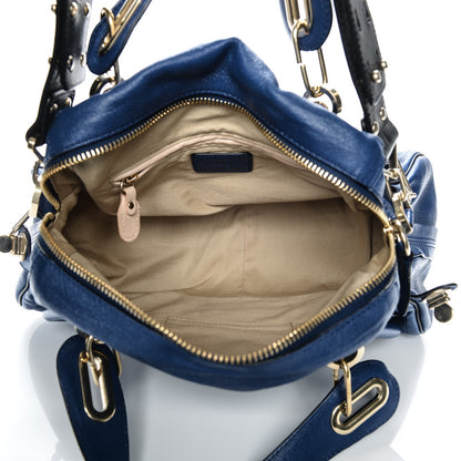 Chloe Calfskin Medium Military Paraty Royal Navy 11 of 12