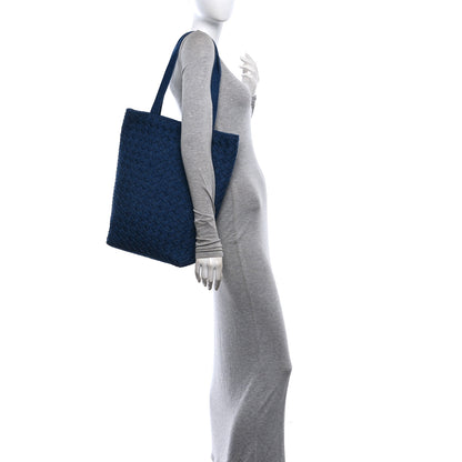 Bottega Veneta Denim Intrecciato Small Shopper Tote Blue 2 of 10