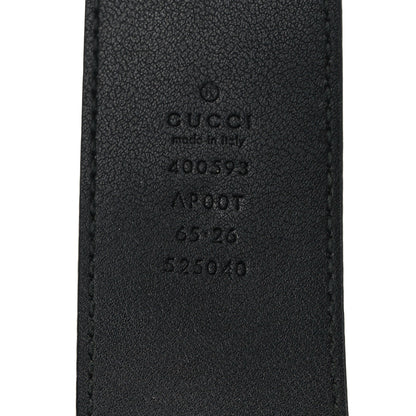 Gucci Calfskin Double G 40mm Belt 65 26 Black 3 of 4