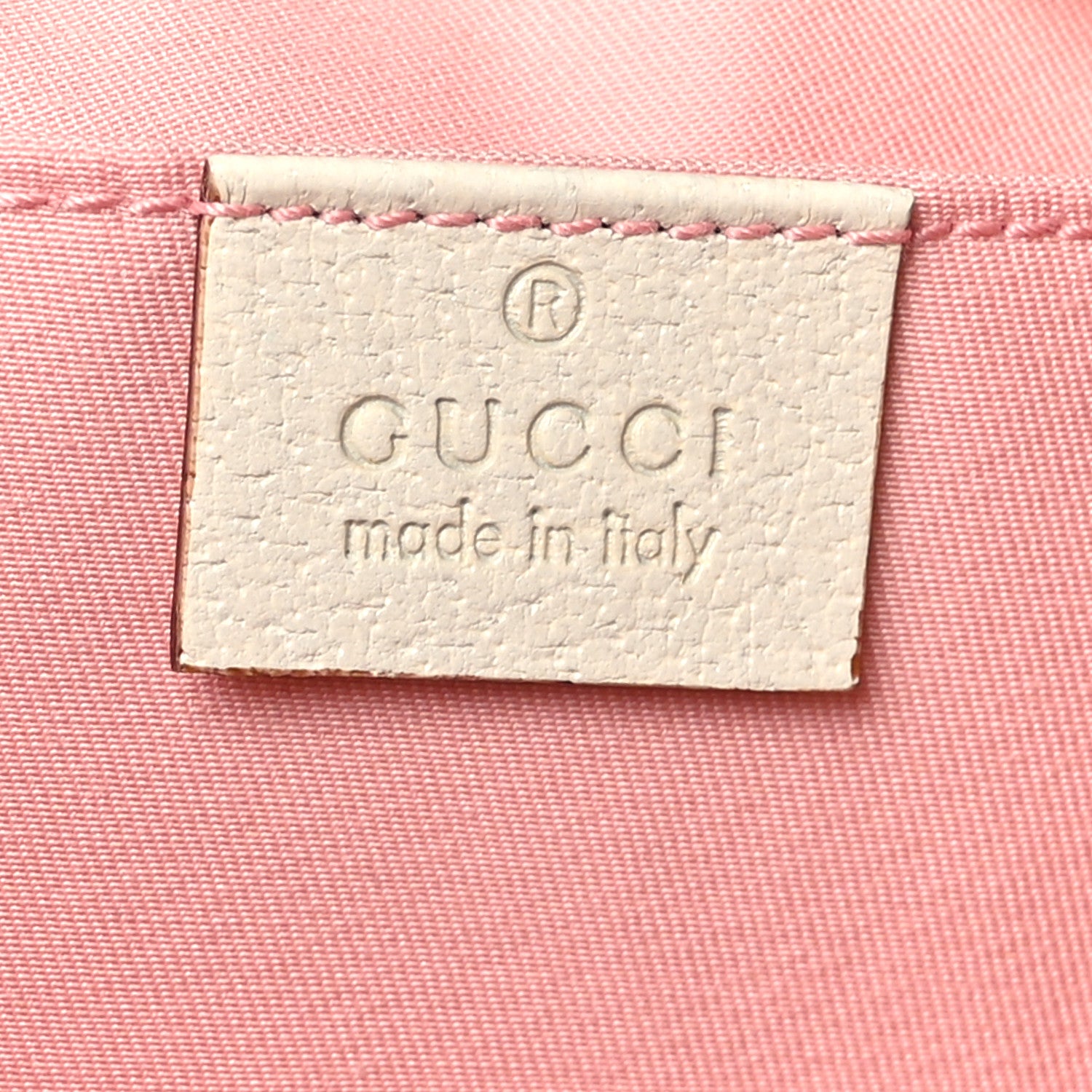 Gucci Monogram D Ring Abbey Pochette Pink White 6 of 10
