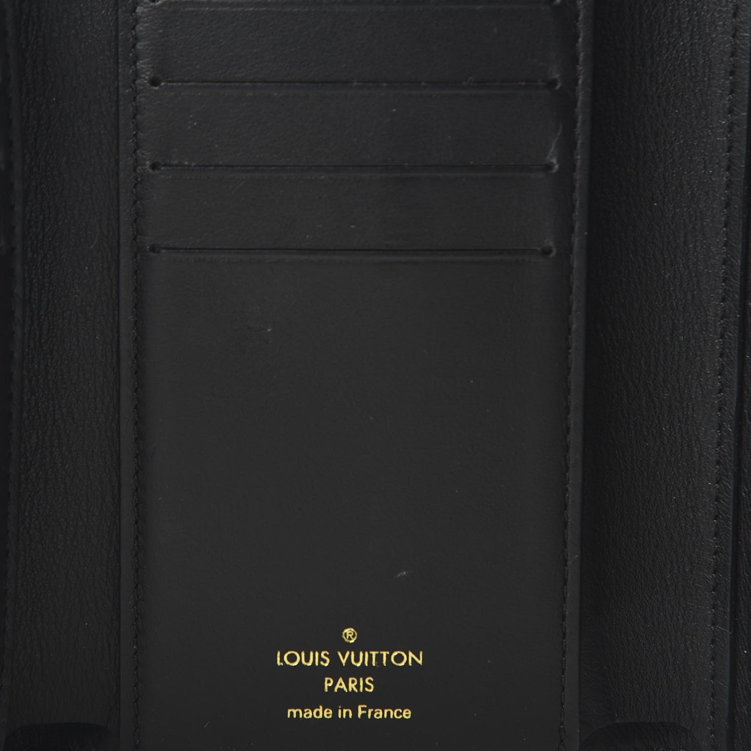 Louis Vuitton Taurillon Perforated Capucines Compact Wallet Black 7 of 9