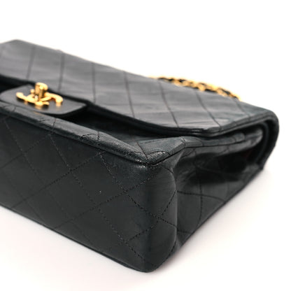 Chanel Lambskin Quilted Medium Double Flap Black 9 of 11