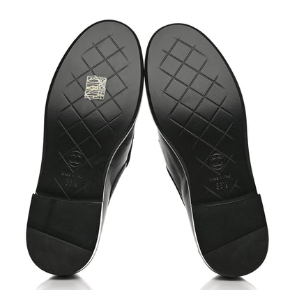 Chanel Lambskin Quilted CC Turnlock Loafers 36.5 Black 5 of 15