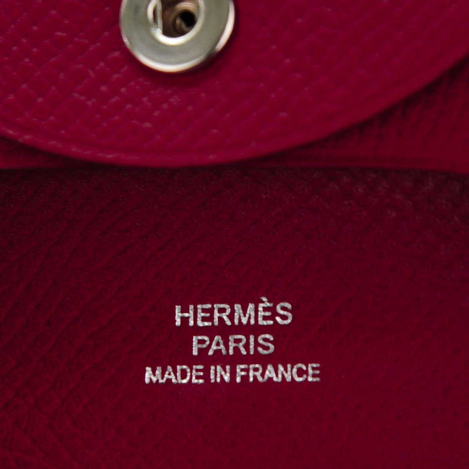 Hermes Epsom Bastia Coin Purse Rubis 5 of 7