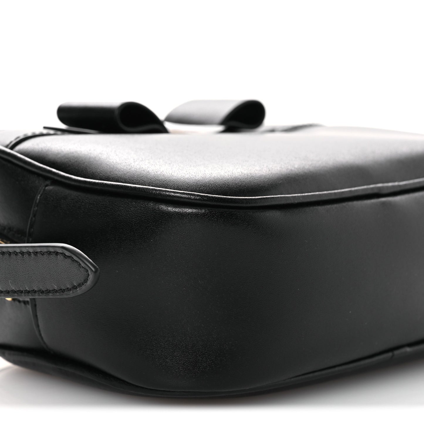 Smooth Calfskin Vara Bow Camera Bag Black