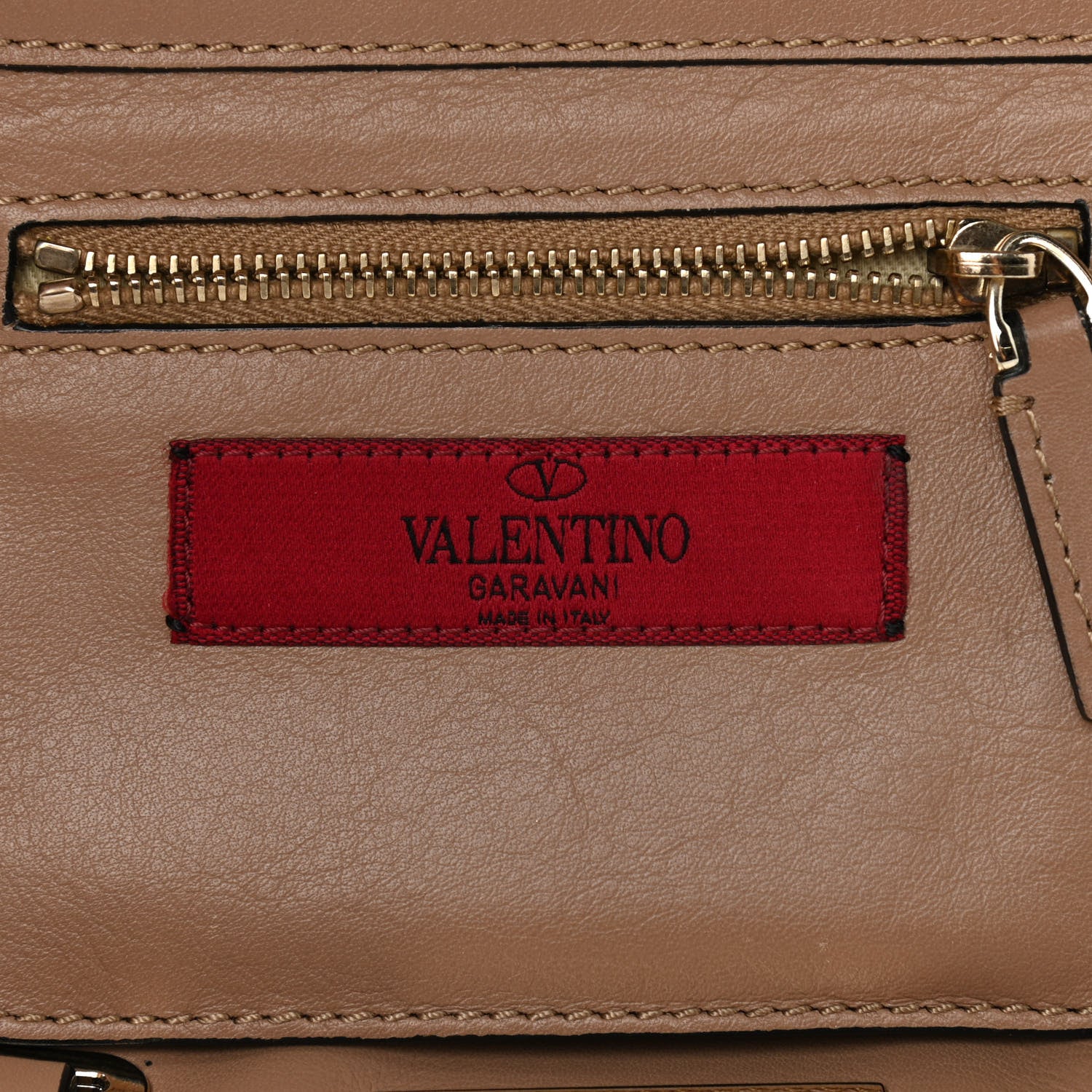 Valentino Garavani Vitello Mini Rockstud Tote Alpaca 5 of 11