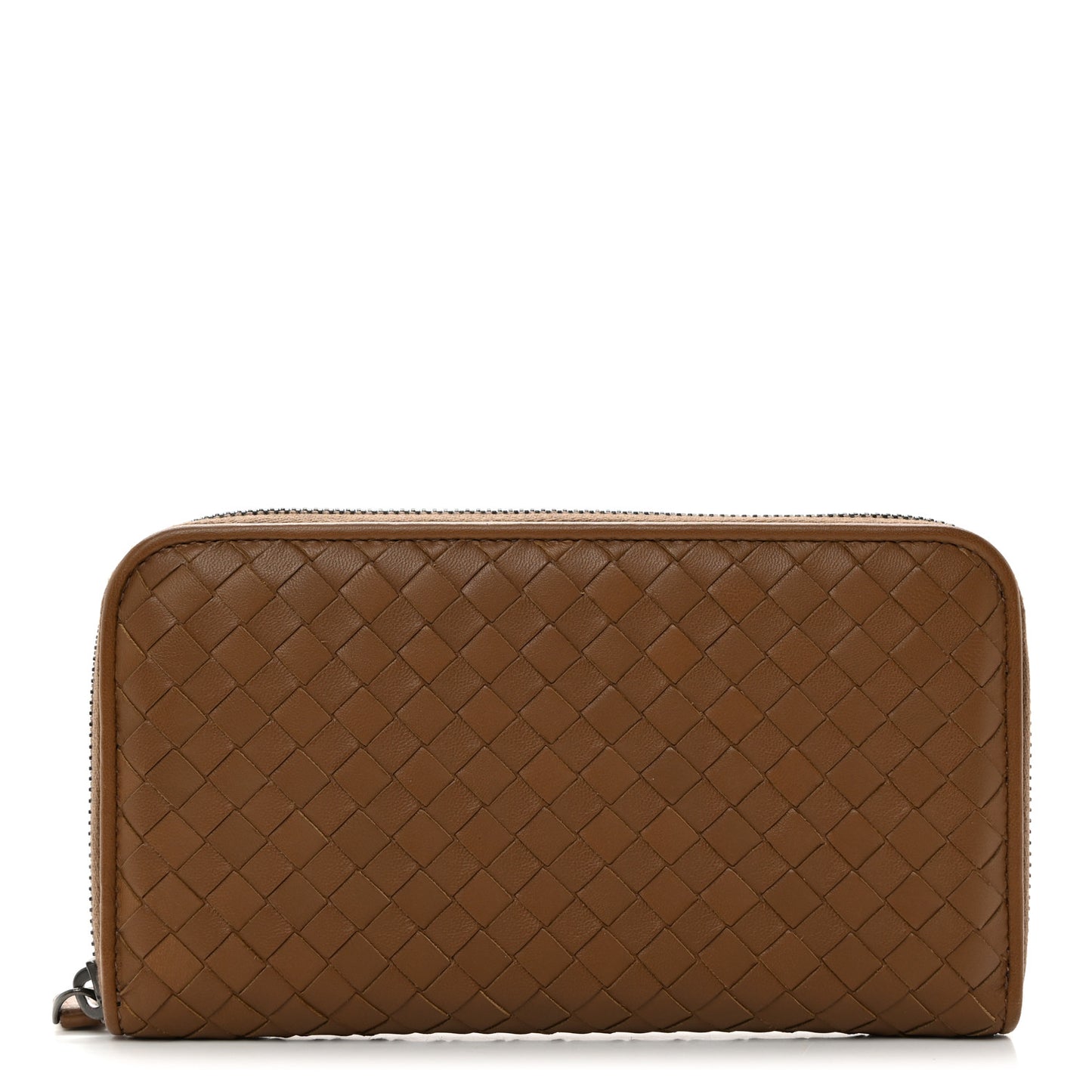 Nappa Intrecciato Zip Around Wallet Edoardo