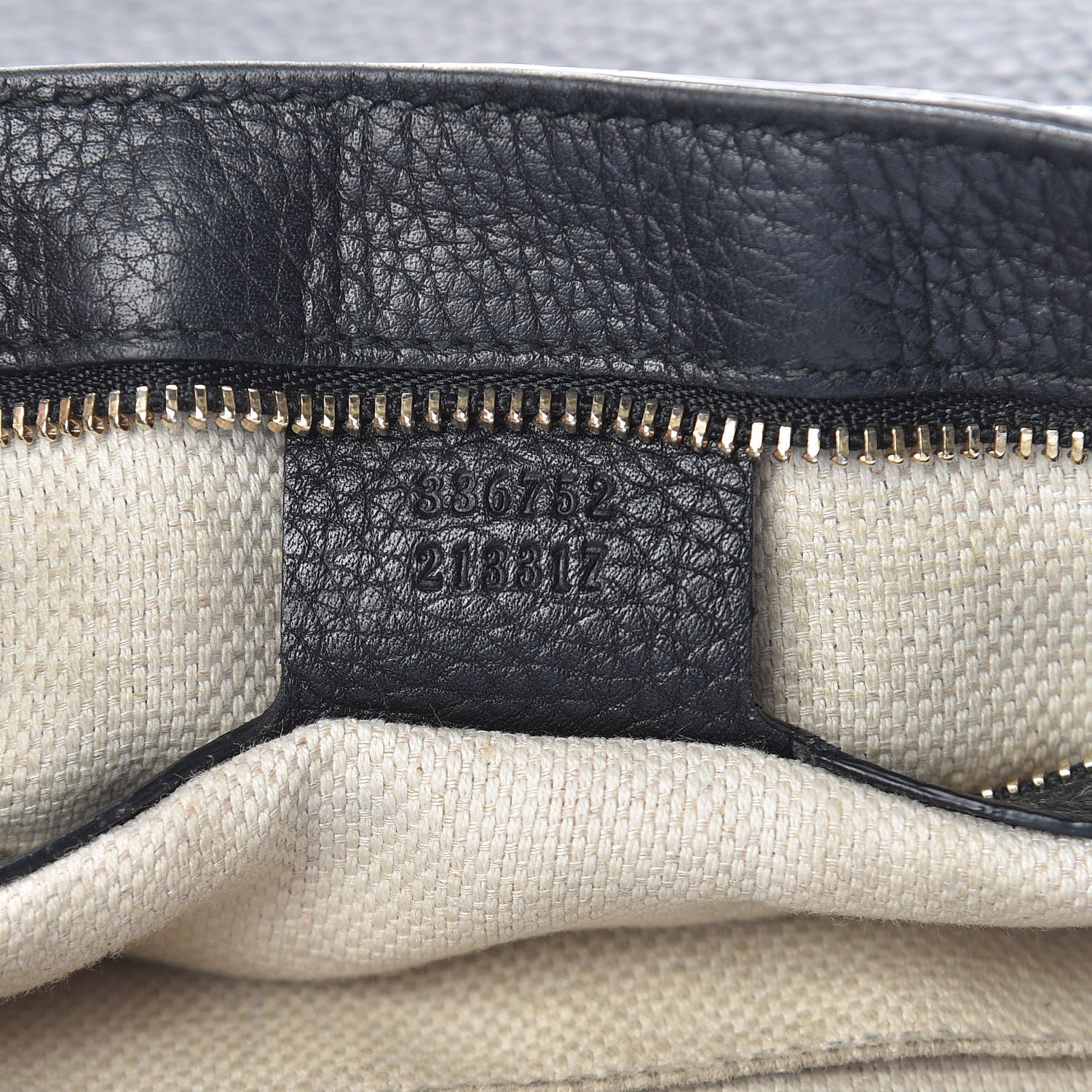 Gucci Pebbled Calfskin Medium Soho Flap Crossbody Black 7 of 17