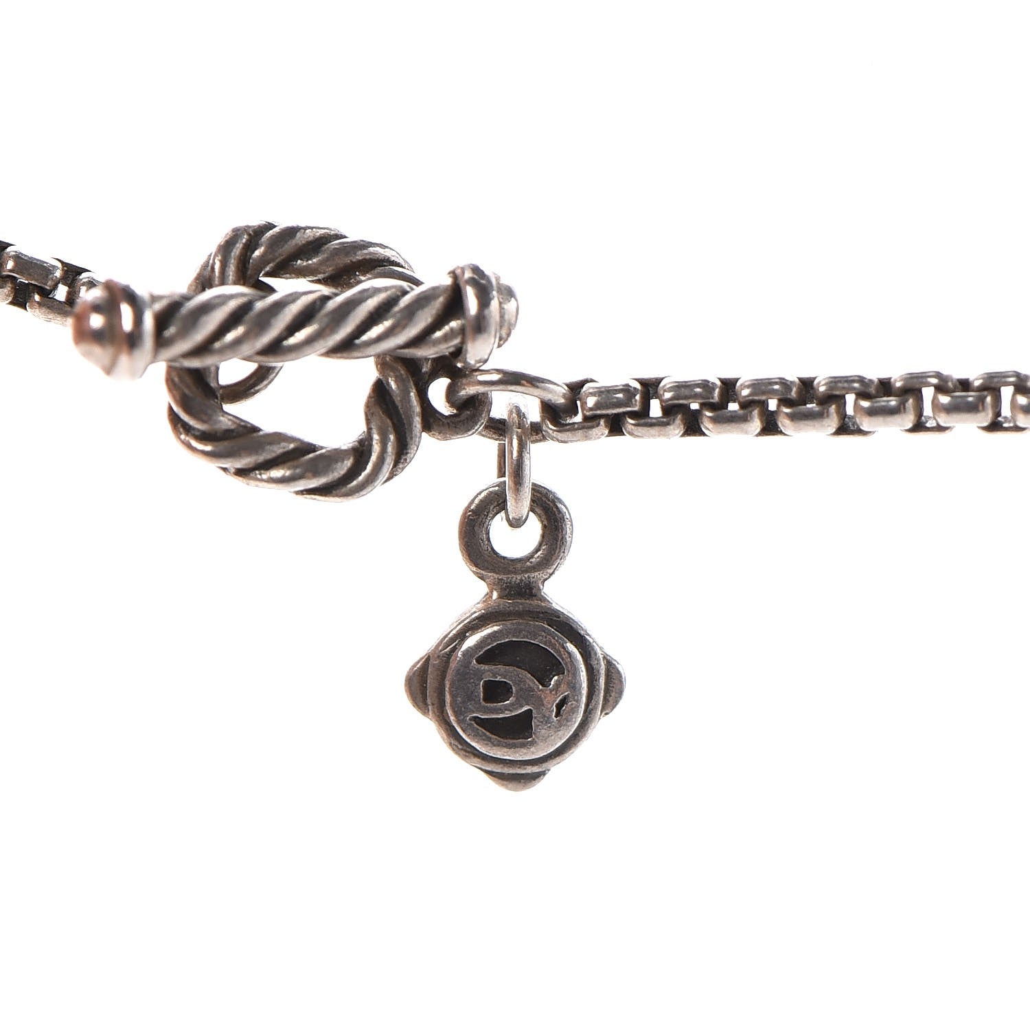 David Yurman Sterling Silver Pearl Bijoux Chain Necklace 6 of 6