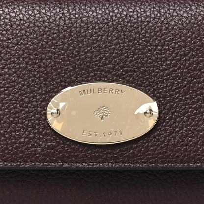 Mulberry Heavy Grain Calfskin Continental Wallet Oxblood 7 of 7