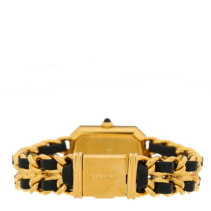 Chanel Stainless Steel Lambskin 20mm Chain Premiere Quartz Watch Gold M 3 of 4