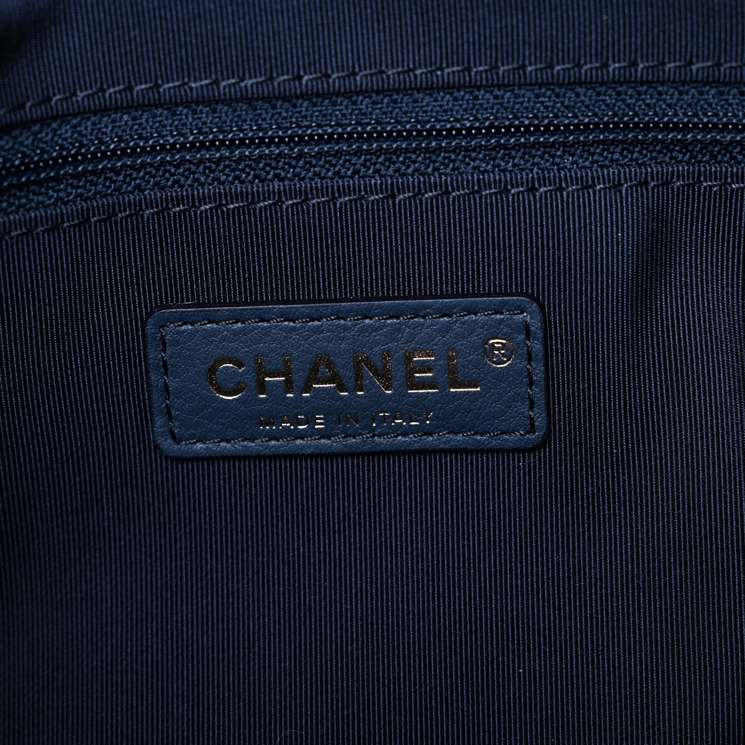 Chanel Wool Tweed CC Tote Purple Black Blue 6 of 9