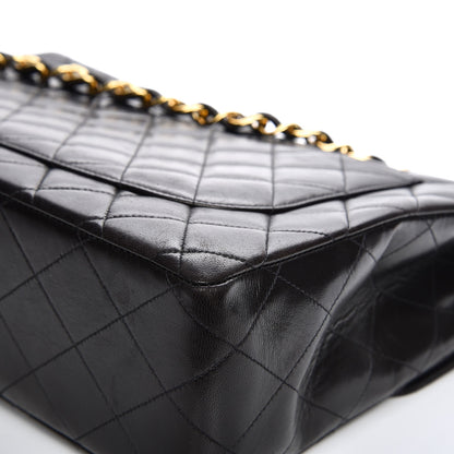 Chanel Lambskin Quilted Jumbo Single Flap Black 10 of 10