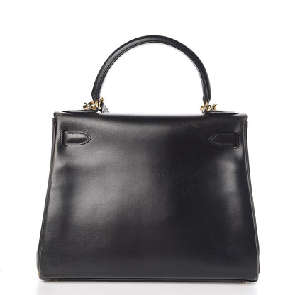 Hermes Box Kelly Retourne 28 Black 4 of 39
