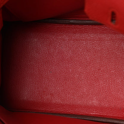 Hermes Togo Birkin 25 Rouge Garance 13 of 17