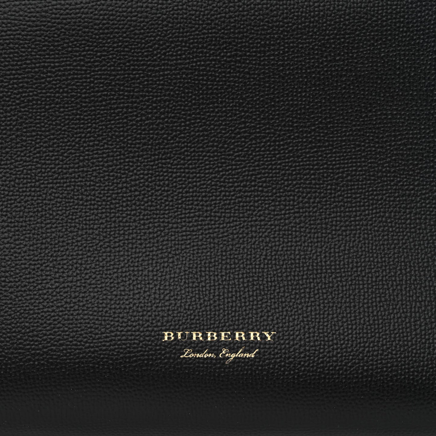 Derby Calfskin House Check Medium Banner Tote Black