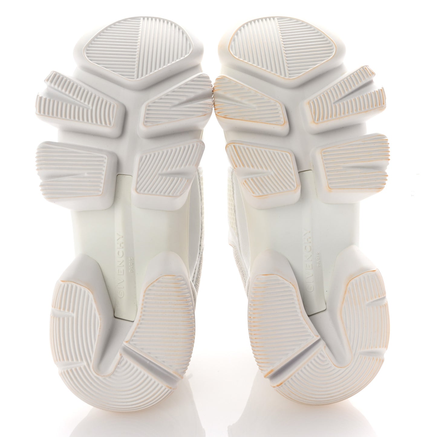 Neoprene Suede Mesh Baisse Jaw Low Sneakers 37 White