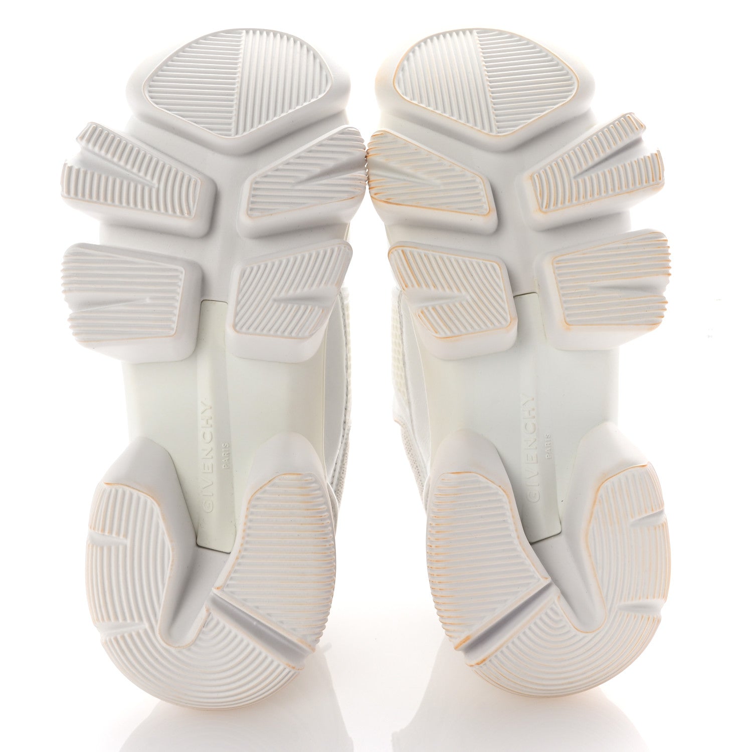 Givenchy Neoprene Suede Mesh Baisse Jaw Low Sneakers 37 White 7 of 12