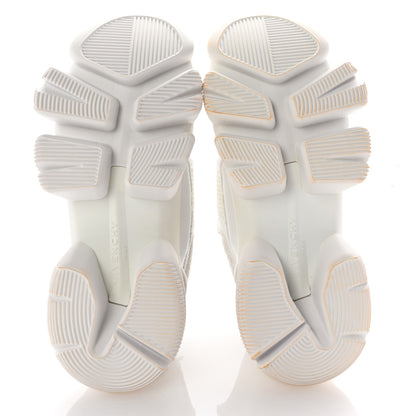 Givenchy Neoprene Suede Mesh Baisse Jaw Low Sneakers 37 White 7 of 12