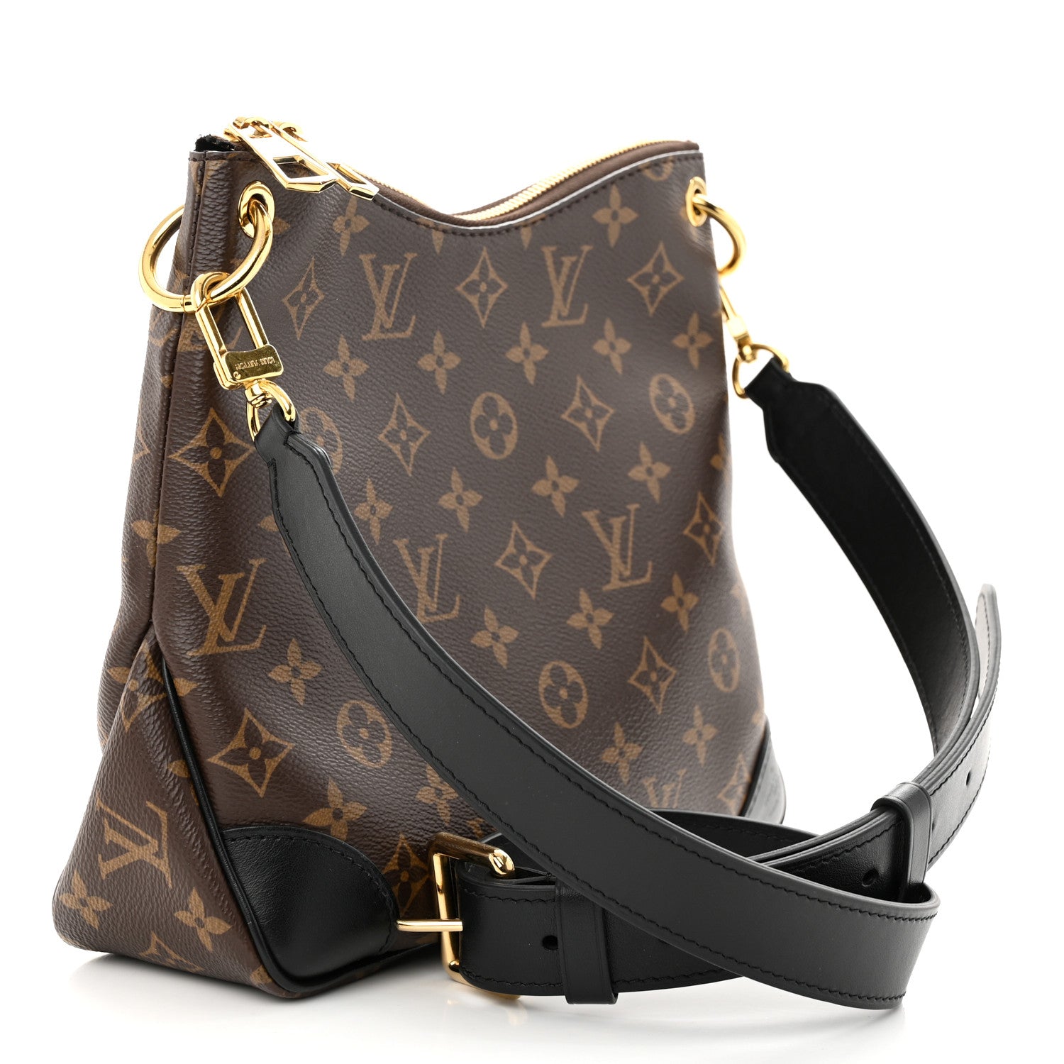 Louis Vuitton Monogram Odeon PM Black 3 of 10
