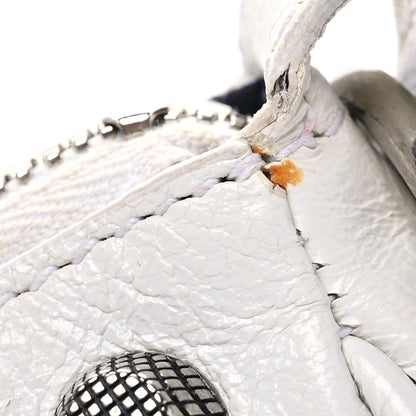 Balenciaga Agneau Arena Le Cagole Shoulder Bag XS Optic White 13 of 15