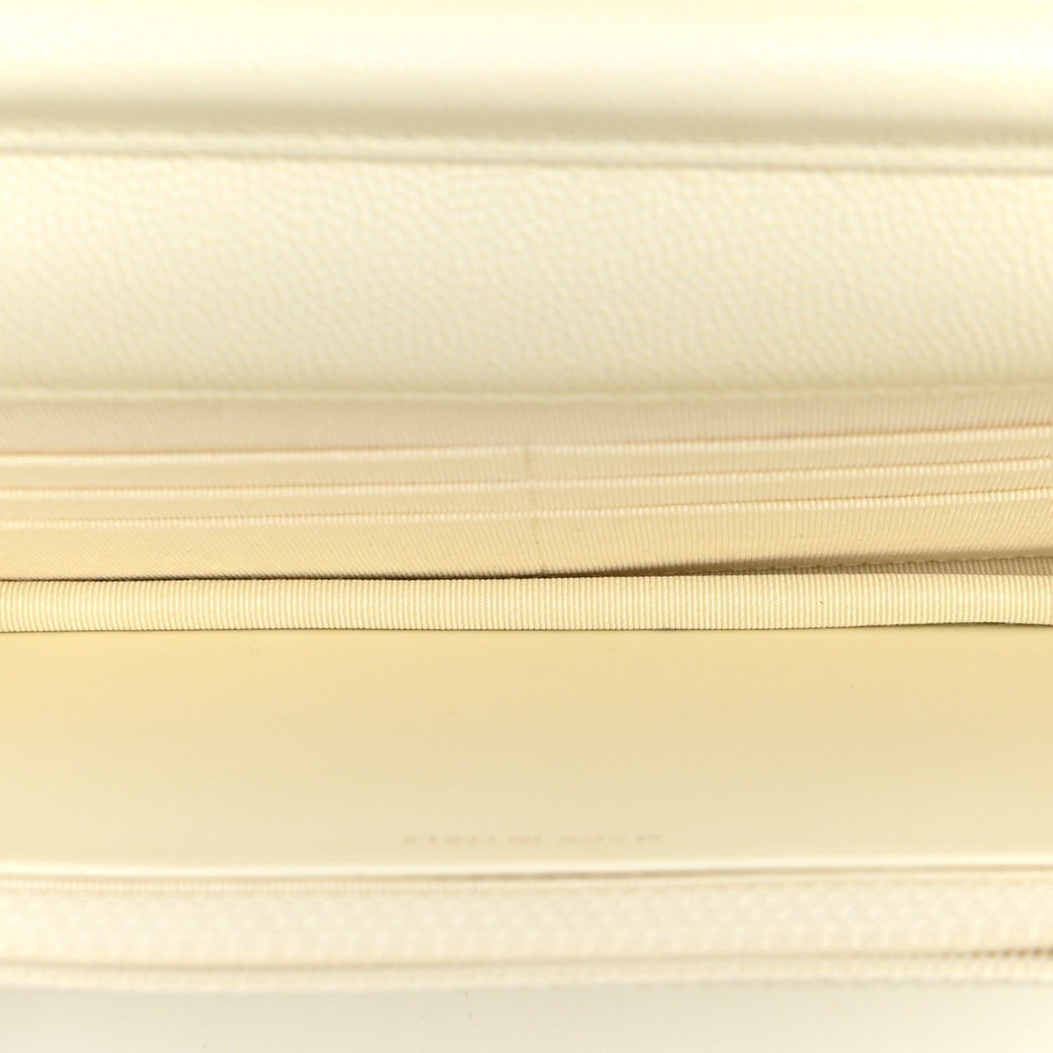 Chanel Caviar Quilted Wallet on Chain WOC White 4 of 10