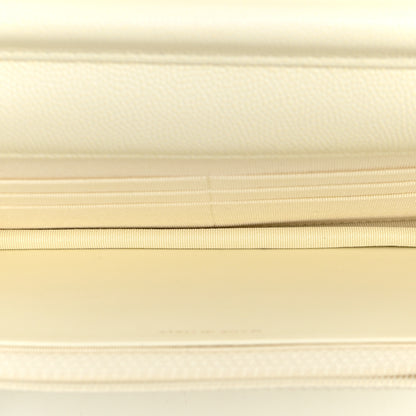 Chanel Caviar Quilted Wallet on Chain WOC White 4 of 10