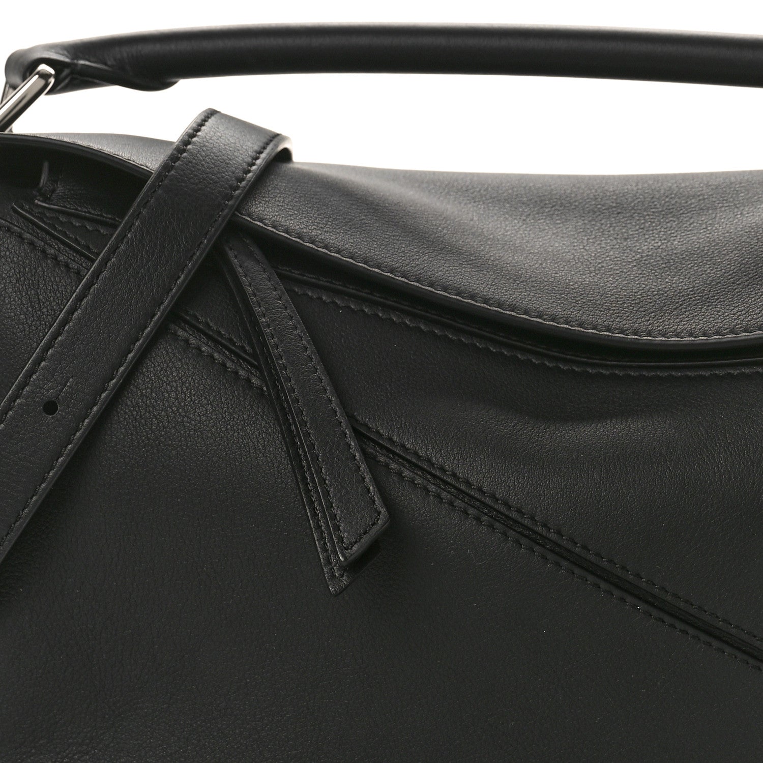 Loewe Calfskin Small Puzzle Bag Black 7 of 9