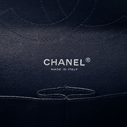 Chanel Caviar Quilted Jumbo Double Flap Navy Blue 7 of 11
