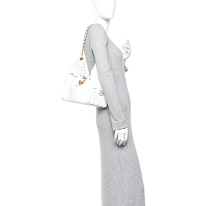 Chanel Caviar Quilted Small Chanel 25 Handbag White 2 of 12