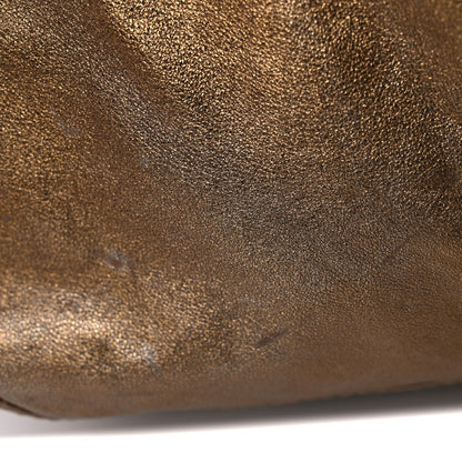 Valentino Garavani Metallic Calfskin Small Nuage Bow Hobo Gold 14 of 14