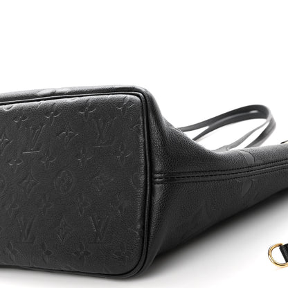 Louis Vuitton Empreinte Monogram Giant Neverfull MM Black 10 of 10