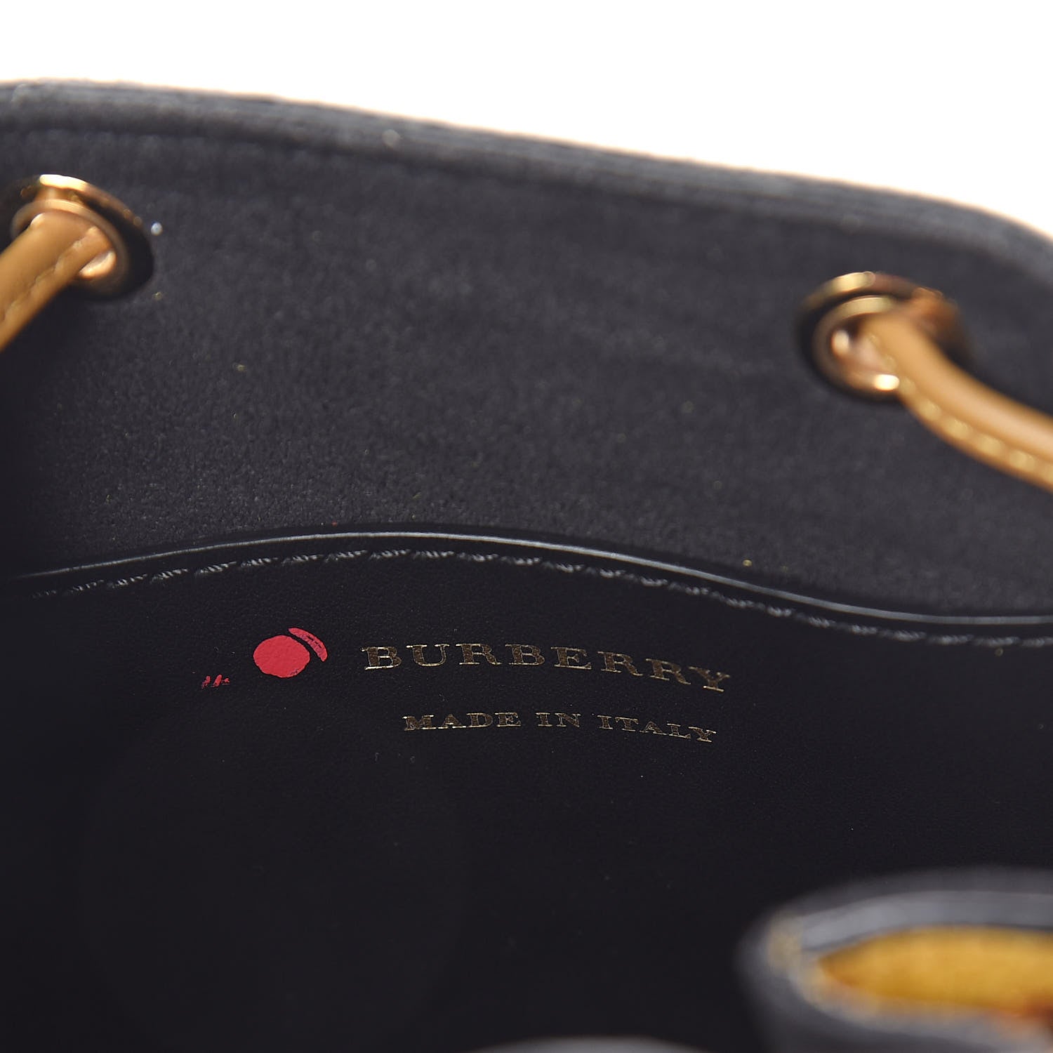 Burberry Suede Calfskin Watersnake The Owl Crossbody Bag Pale Apricot 6 of 9