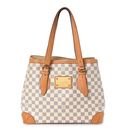 Louis Vuitton Damier Azur Hampstead MM 1 of 14