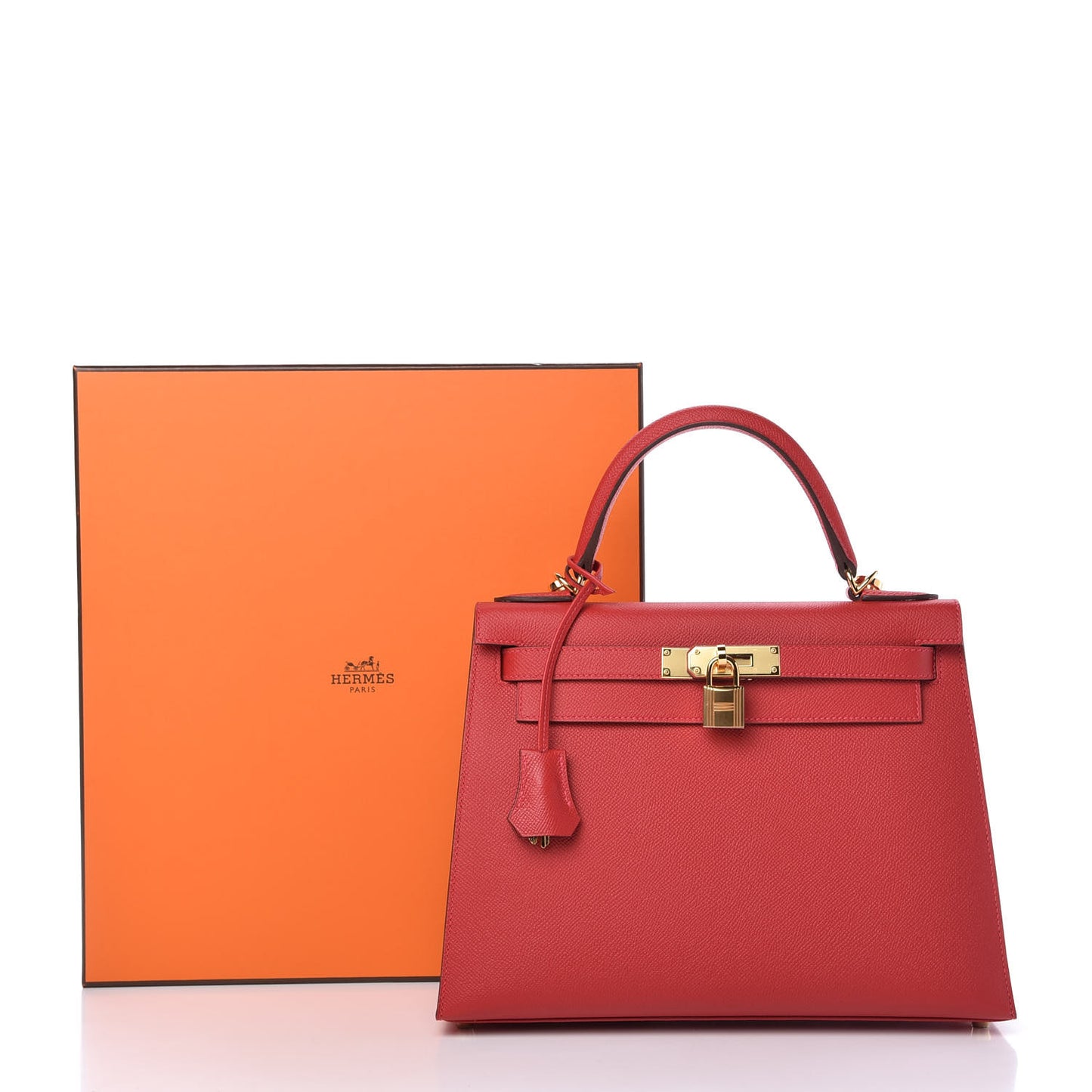 Epsom Kelly Sellier 28 Rouge Casaque