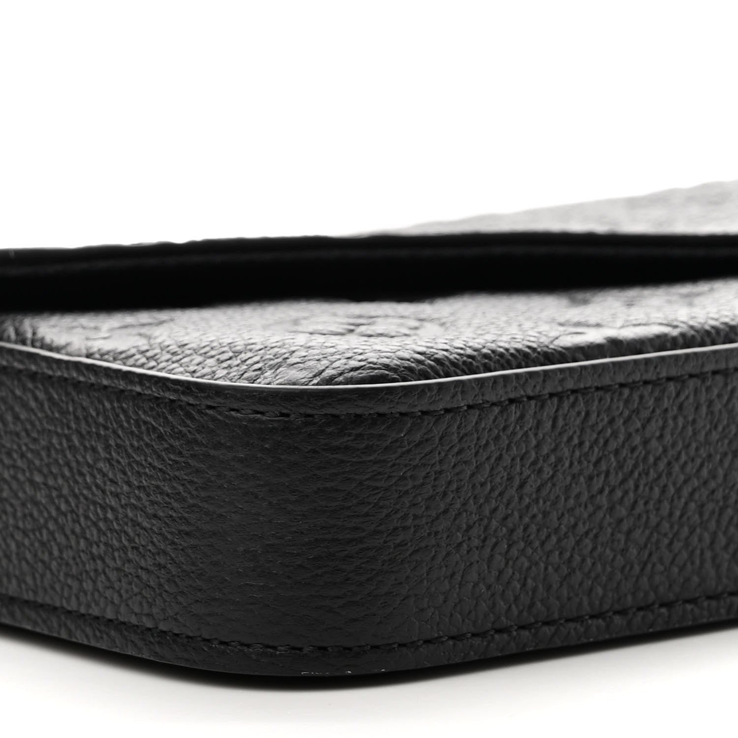 Louis Vuitton Empreinte Pochette Felicie Chain Wallet Black 9 of 10