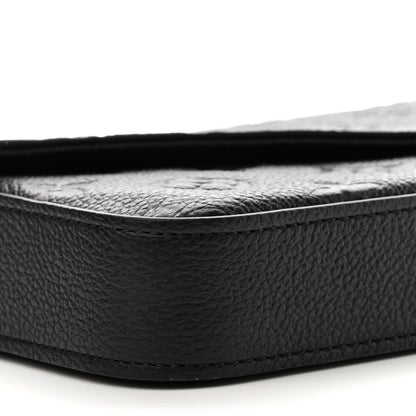 Louis Vuitton Empreinte Pochette Felicie Chain Wallet Black 9 of 10